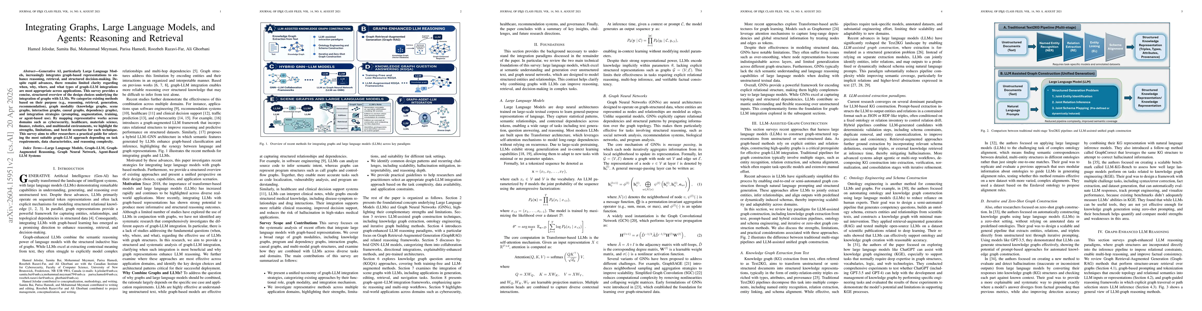 Thumbnail for Integrating Graphs, Large Language Models, and Agents: Reasoning and Retrieval