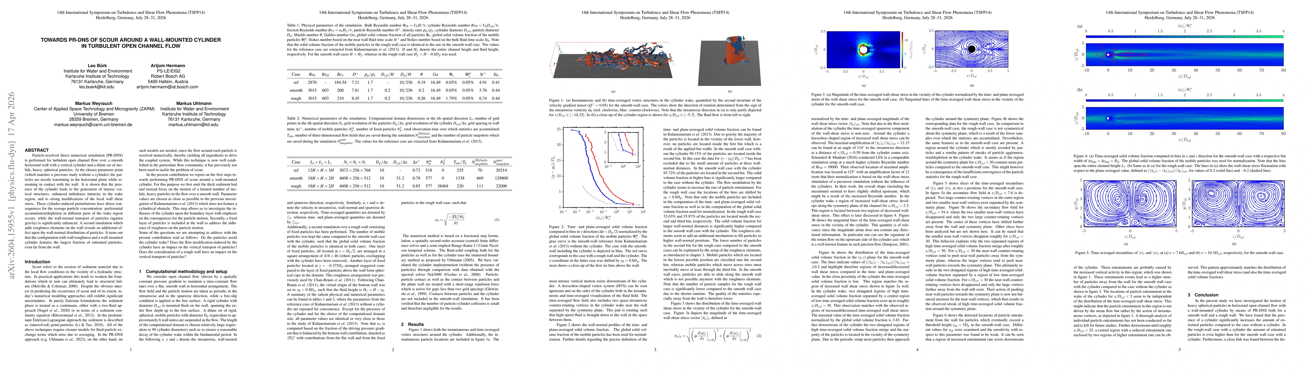 Thumbnail for Towards PR-DNS of scour around a wall-mounted cylinder in turbulent open channel flow