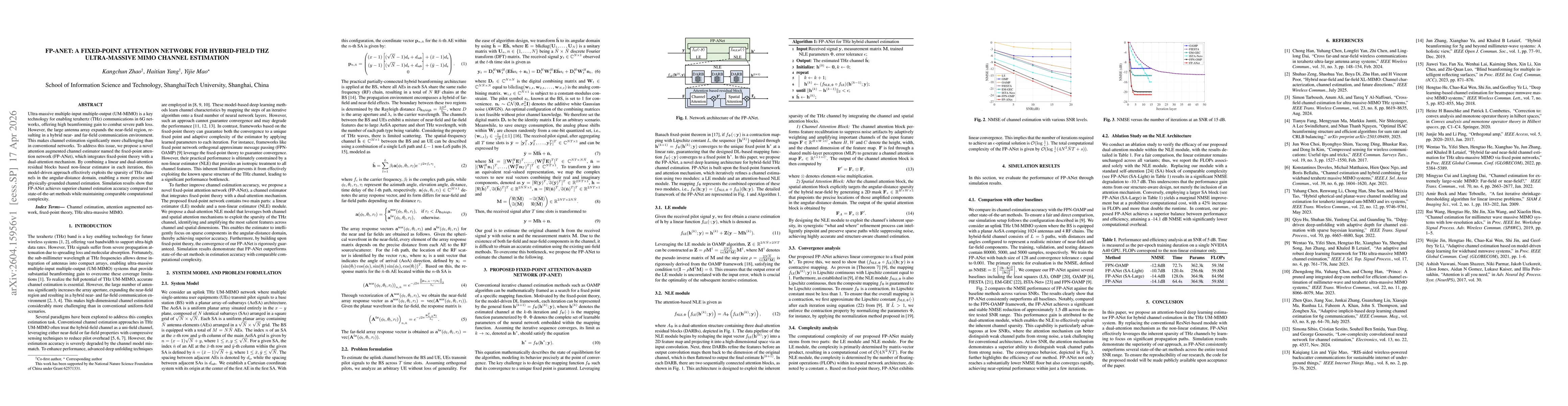 Thumbnail for FP-ANeT: A Fixed-Point Attention Network for Hybrid-Field THz Ultra-massive MIMO Channel Estimation