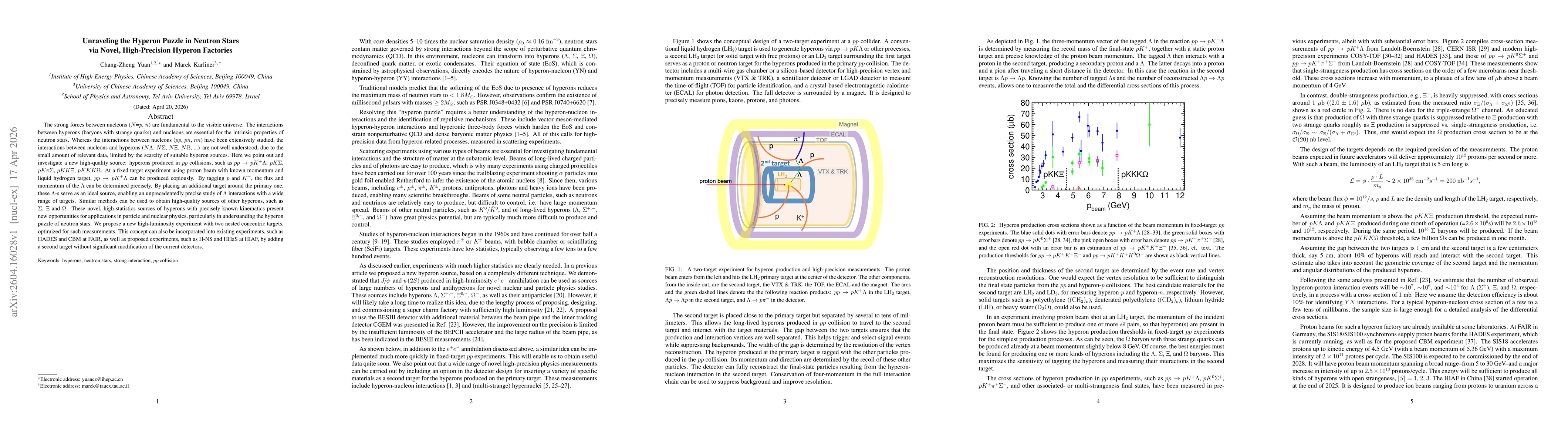 Thumbnail for Unraveling the Hyperon Puzzle in Neutron Stars via Novel, High-Precision Hyperon Factories