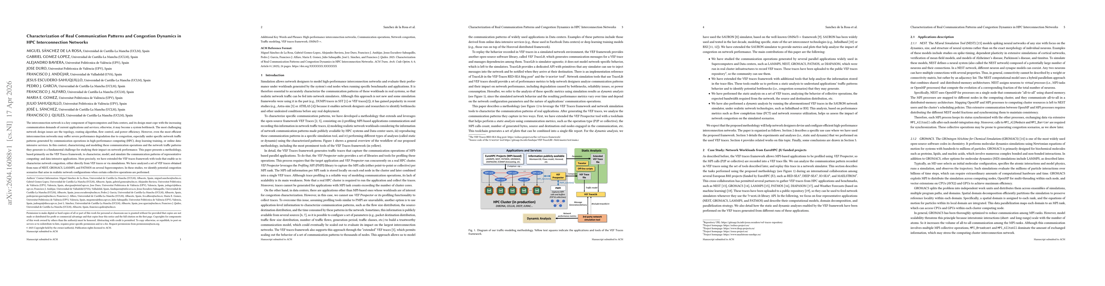 Thumbnail for Characterization of Real Communication Patterns and Congestion Dynamics in HPC Interconnection Networks