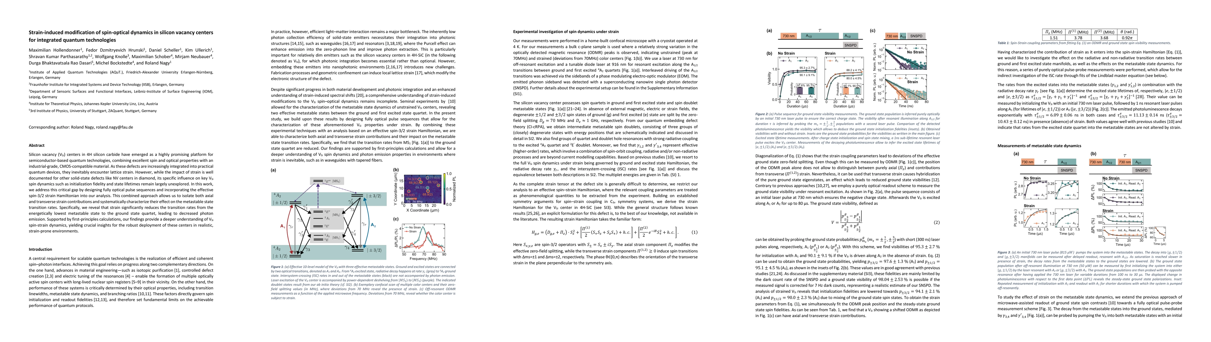 Thumbnail for Strain-induced modification of spin-optical dynamics in silicon vacancy centers for integrated quantum technologies