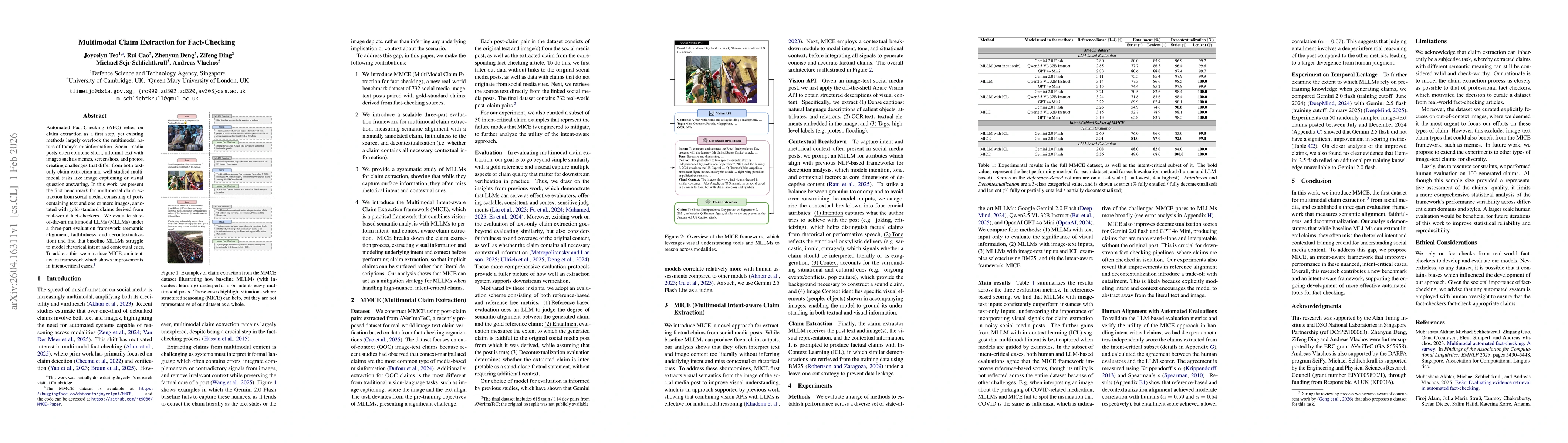 Thumbnail for Multimodal Claim Extraction for Fact-Checking