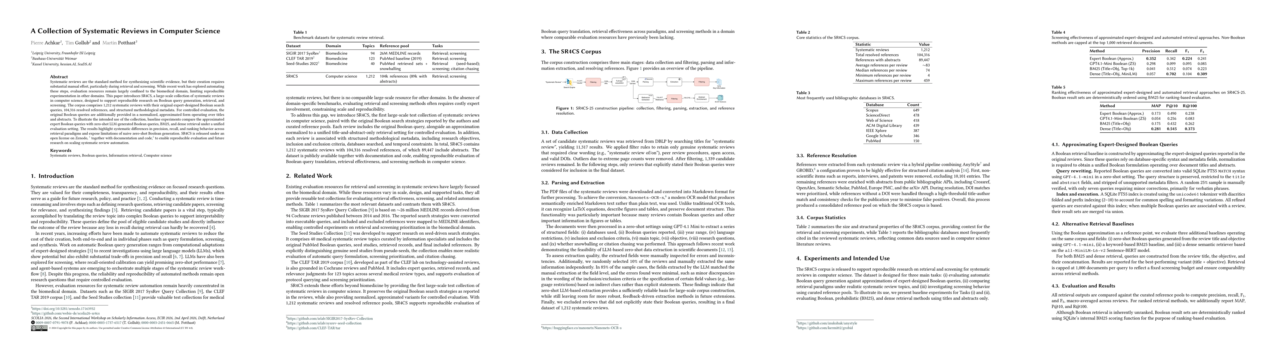 Thumbnail for A Collection of Systematic Reviews in Computer Science
