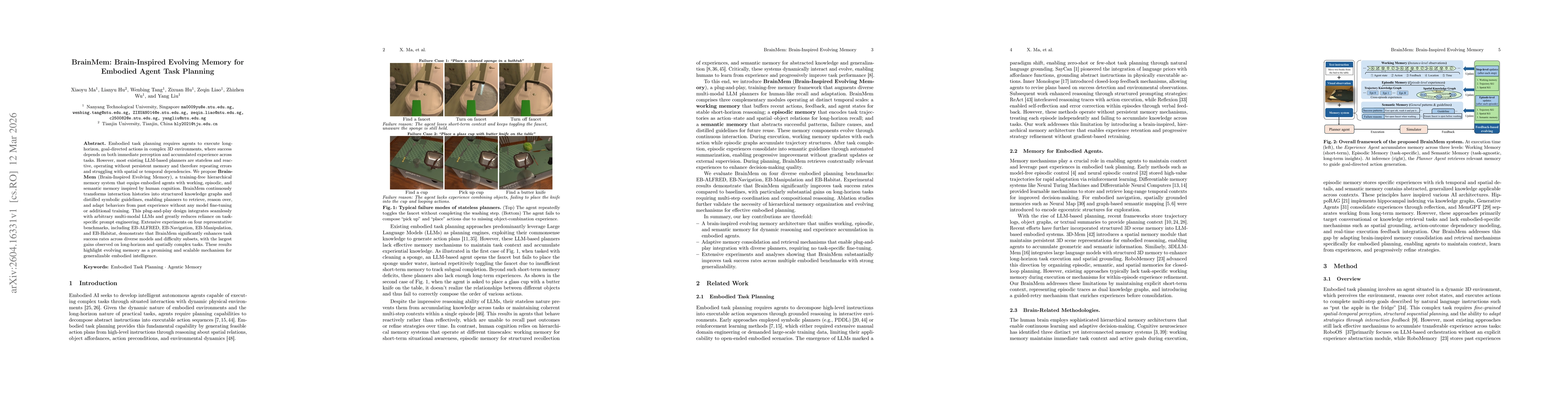 Thumbnail for BrainMem: Brain-Inspired Evolving Memory for Embodied Agent Task Planning