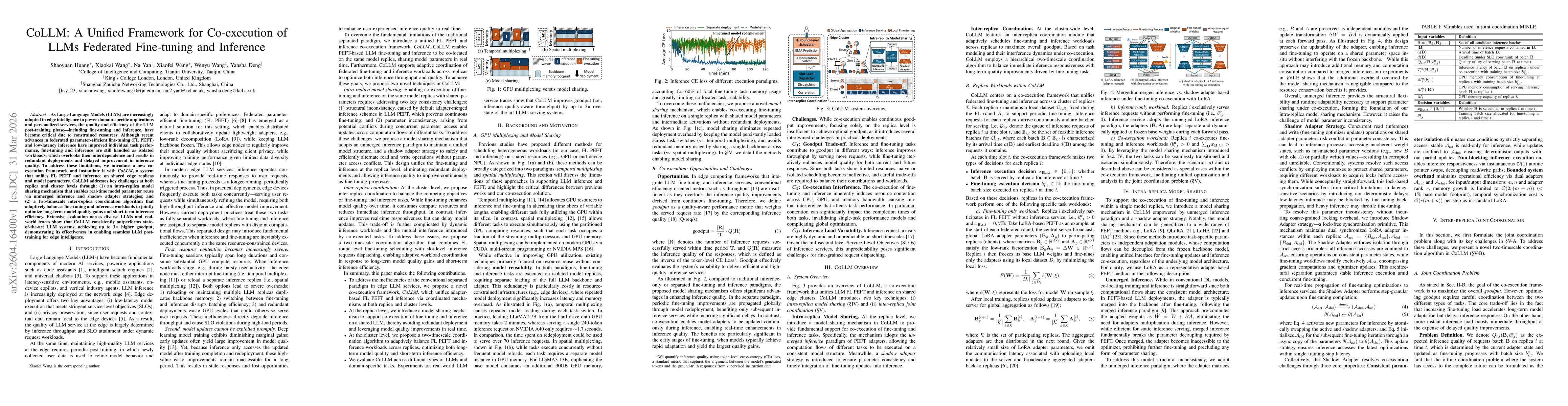 Thumbnail for CoLLM: A Unified Framework for Co-execution of LLMs Federated Fine-tuning and Inference