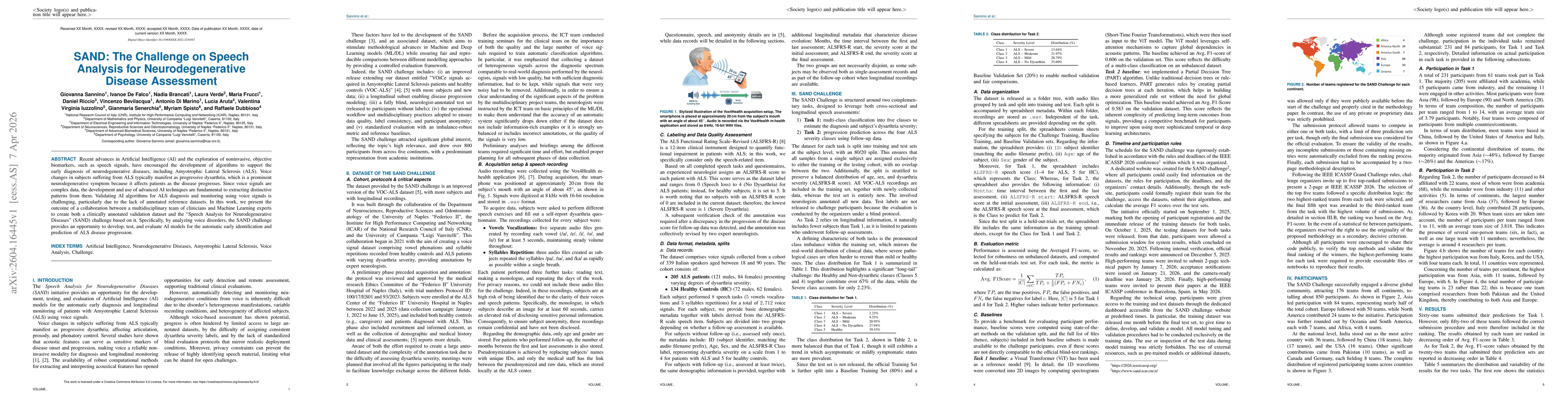 Thumbnail for SAND: The Challenge on Speech Analysis for Neurodegenerative Disease Assessment