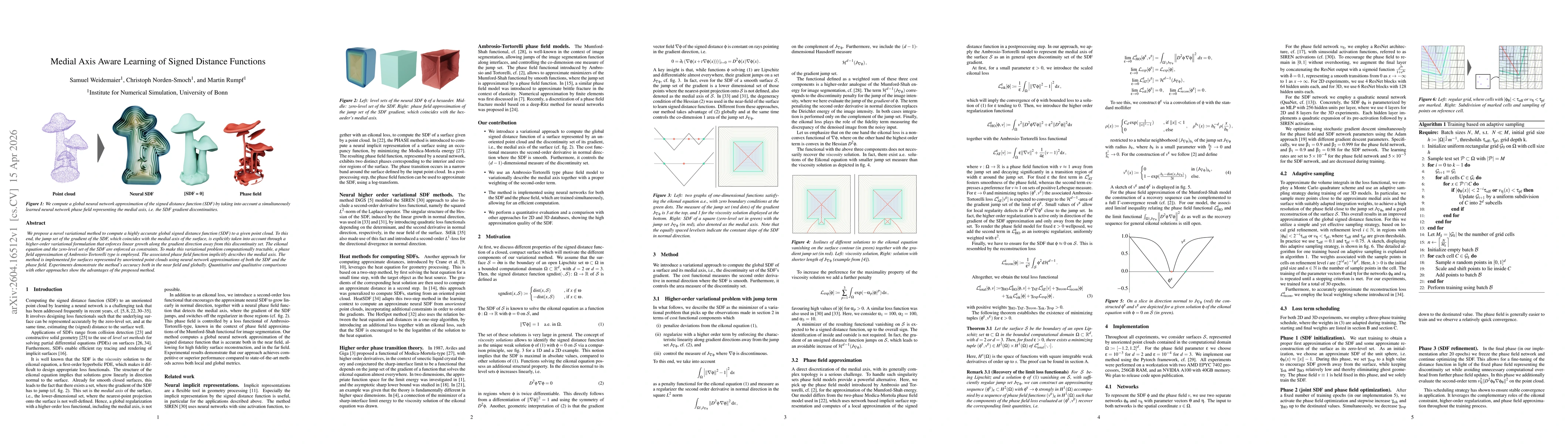 Thumbnail for Medial Axis Aware Learning of Signed Distance Functions