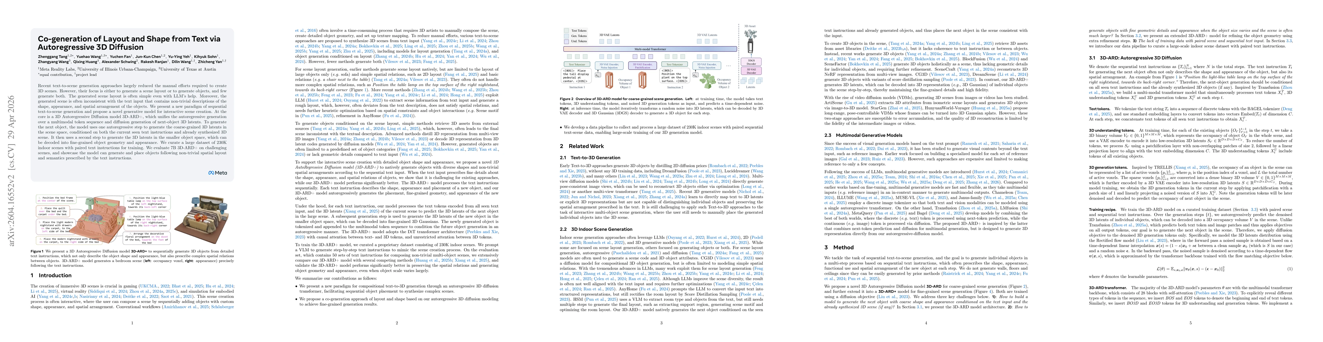 Thumbnail for Co-generation of Layout and Shape from Text via Autoregressive 3D Diffusion
