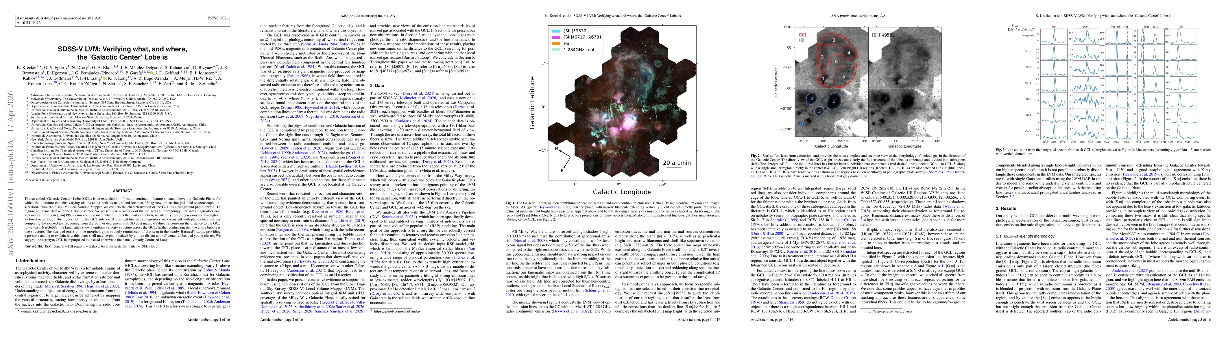 Thumbnail for SDSS-V LVM: Verifying what, and where, the 'Galactic Center' Lobe is