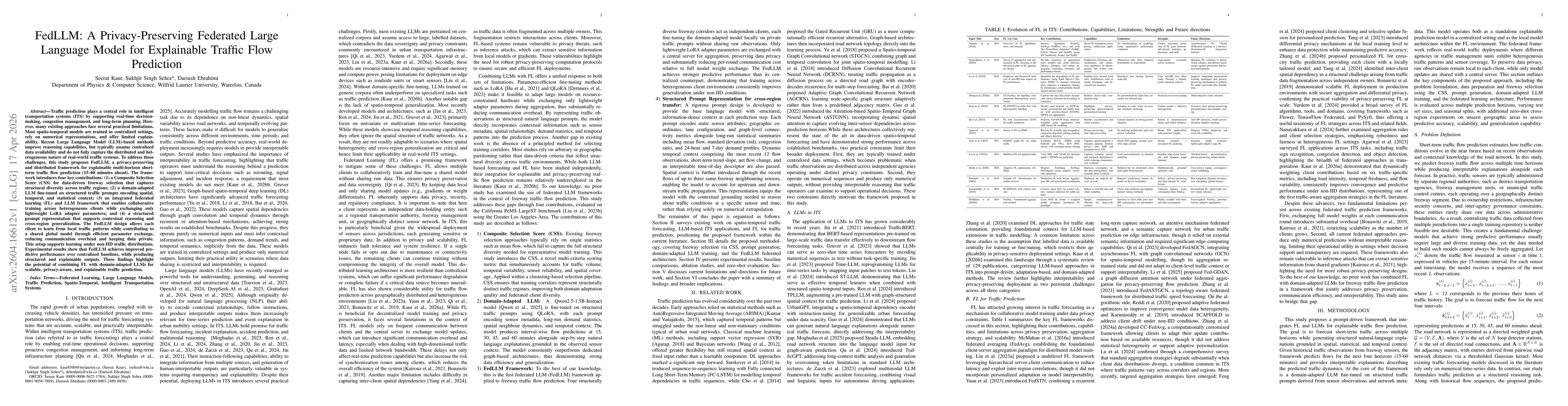 Thumbnail for FedLLM: A Privacy-Preserving Federated Large Language Model for Explainable Traffic Flow Prediction