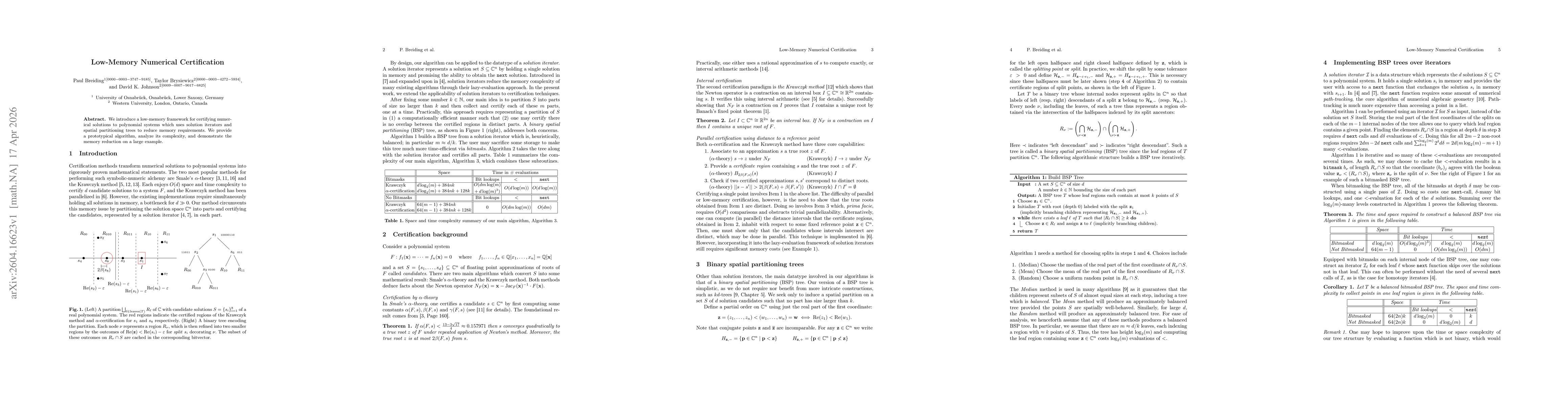Thumbnail for Low-Memory Numerical Certification