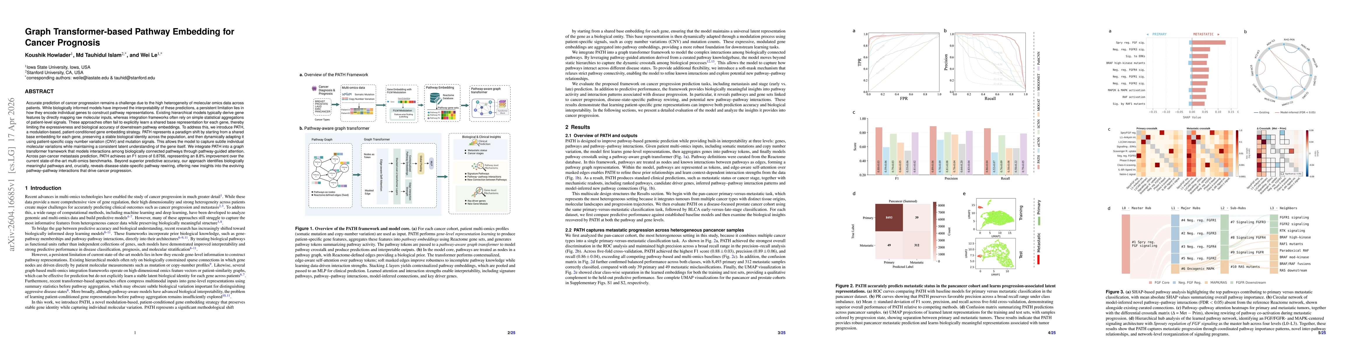 Thumbnail for Graph Transformer-Based Pathway Embedding for Cancer Prognosis
