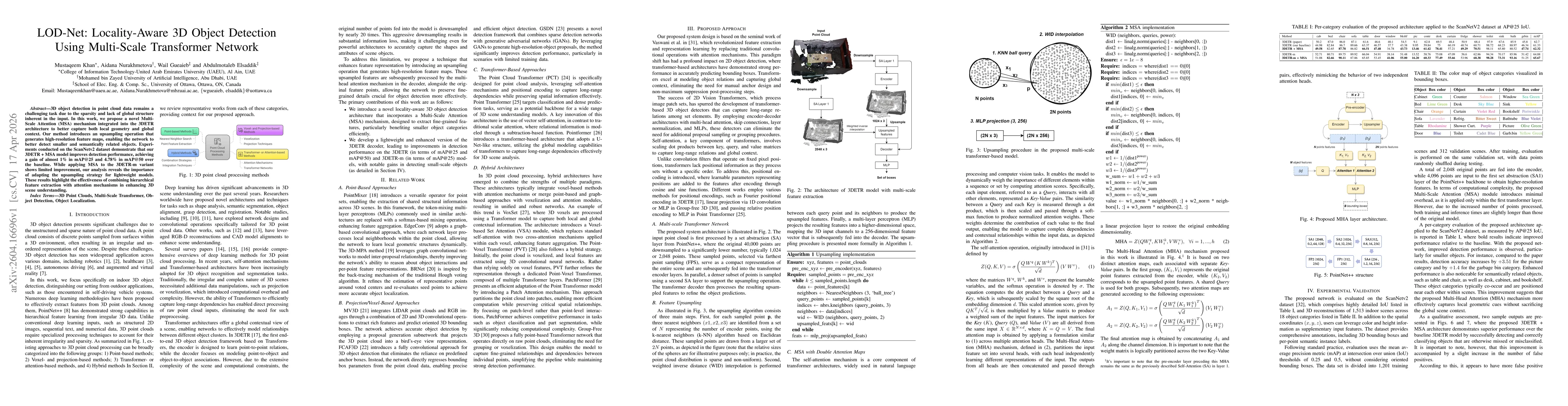 Thumbnail for LOD-Net: Locality-Aware 3D Object Detection Using Multi-Scale Transformer Network