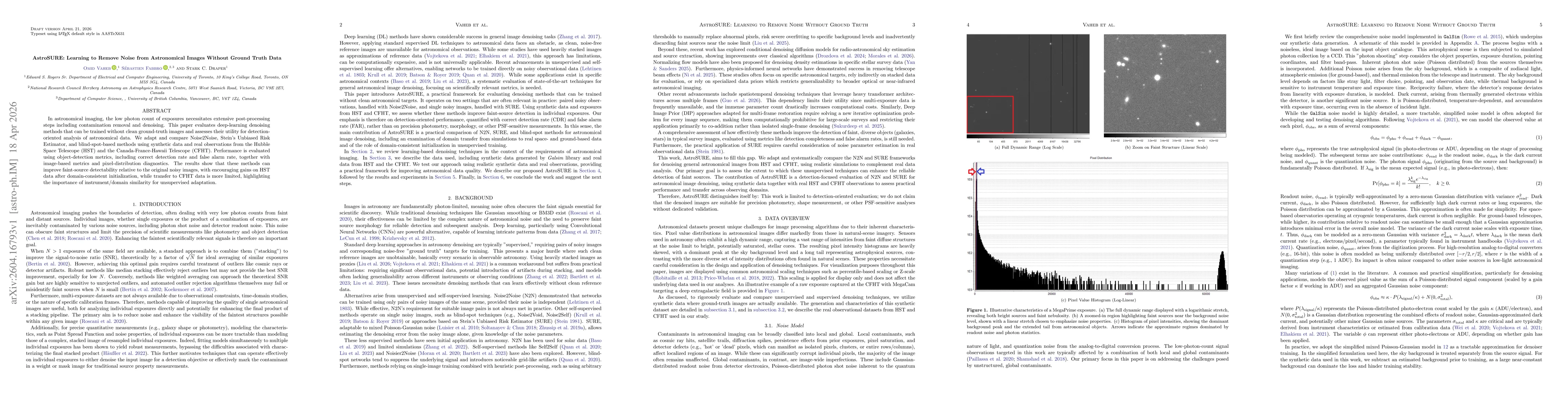 Thumbnail for AstroSURE: Learning to Remove Noise from Astronomical Images Without Ground Truth Data