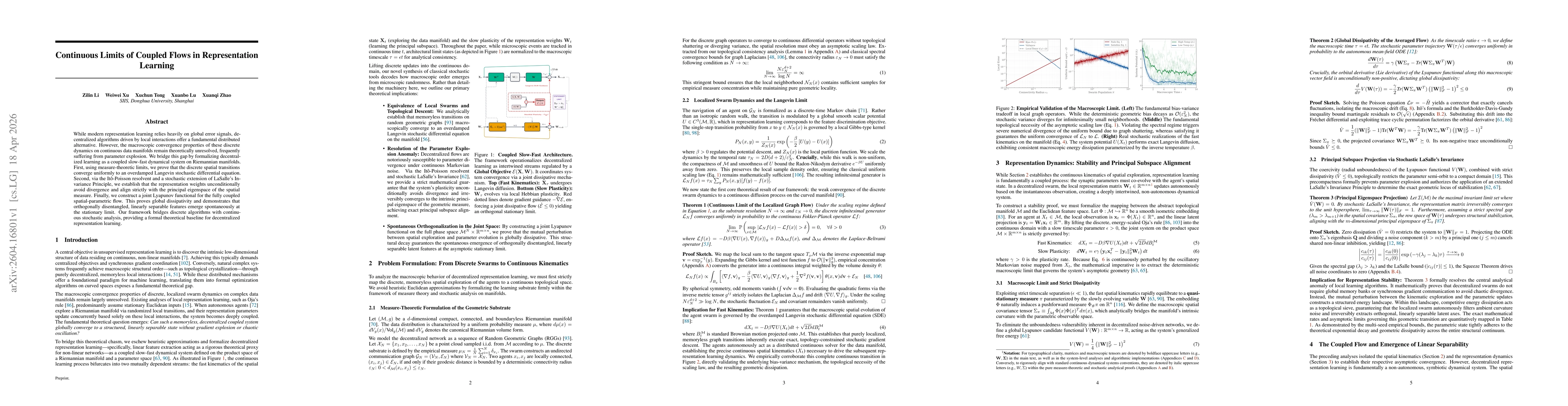 Thumbnail for Continuous Limits of Coupled Flows in Representation Learning