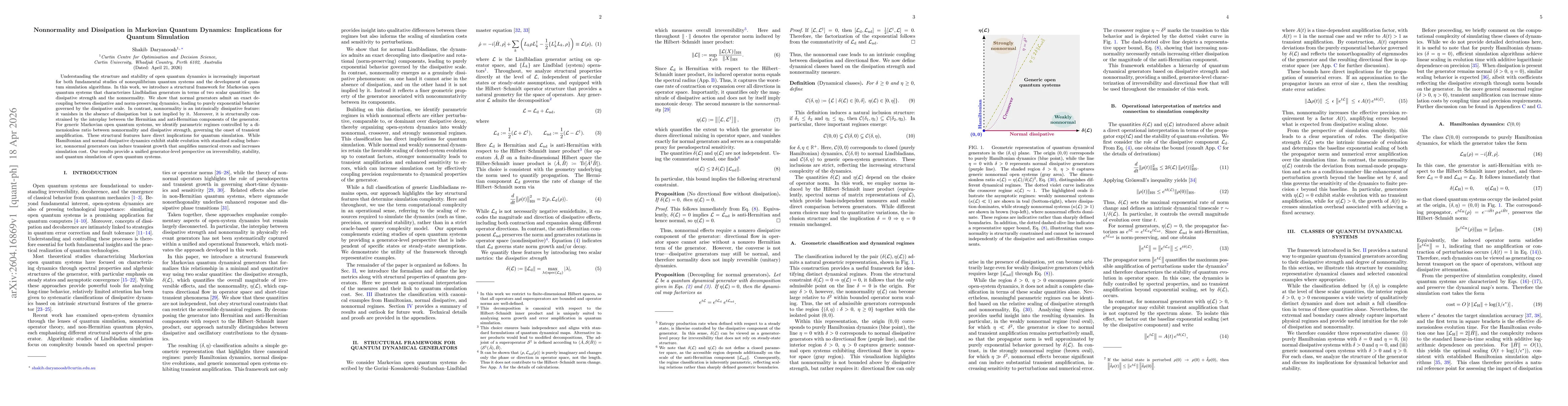 Thumbnail for Nonnormality and Dissipation in Markovian Quantum Dynamics: Implications for Quantum Simulation