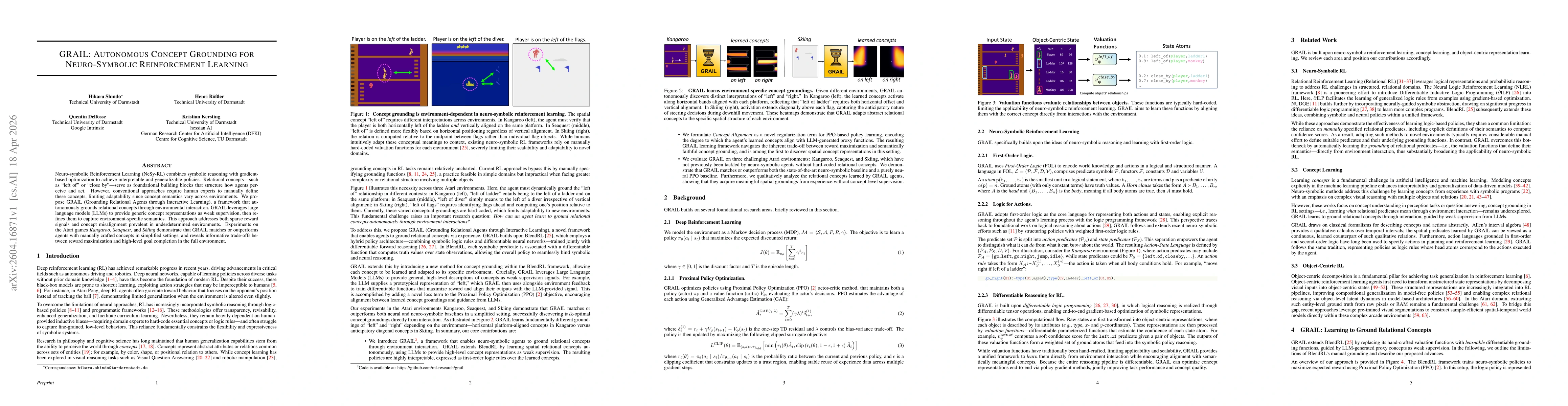 Thumbnail for GRAIL: Autonomous Concept Grounding for Neuro-Symbolic Reinforcement Learning