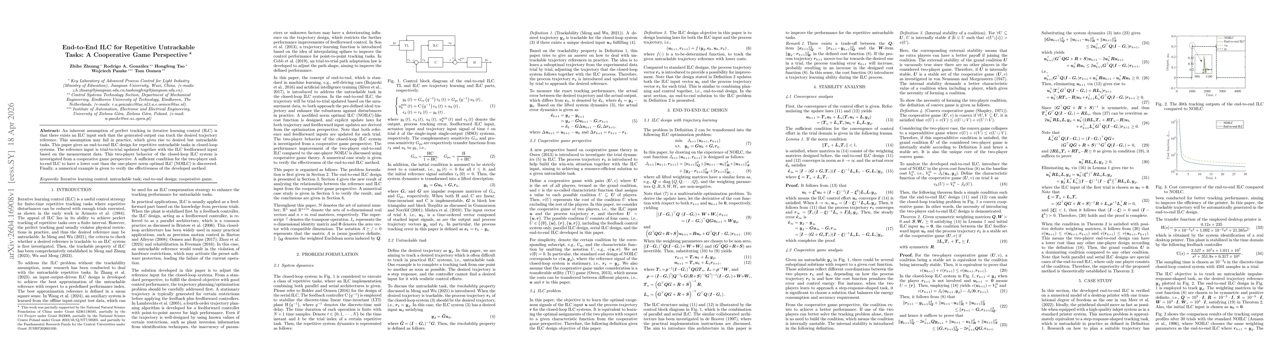 Thumbnail for End-to-End ILC for Repetitive Untrackable Tasks: A Cooperative Game Perspective