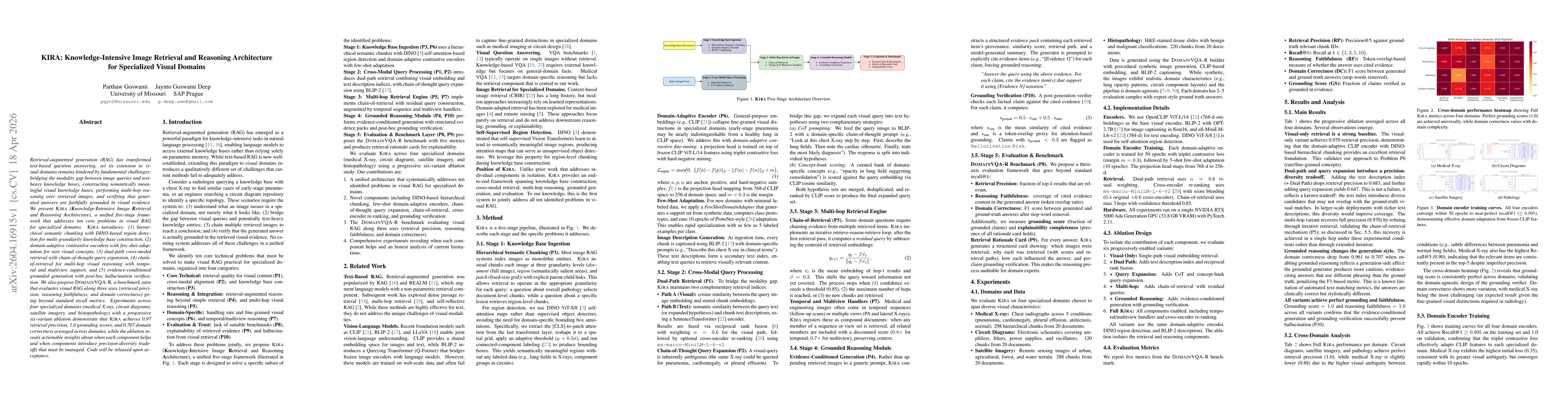 Thumbnail for KIRA: Knowledge-Intensive Image Retrieval and Reasoning Architecture for Specialized Visual Domains