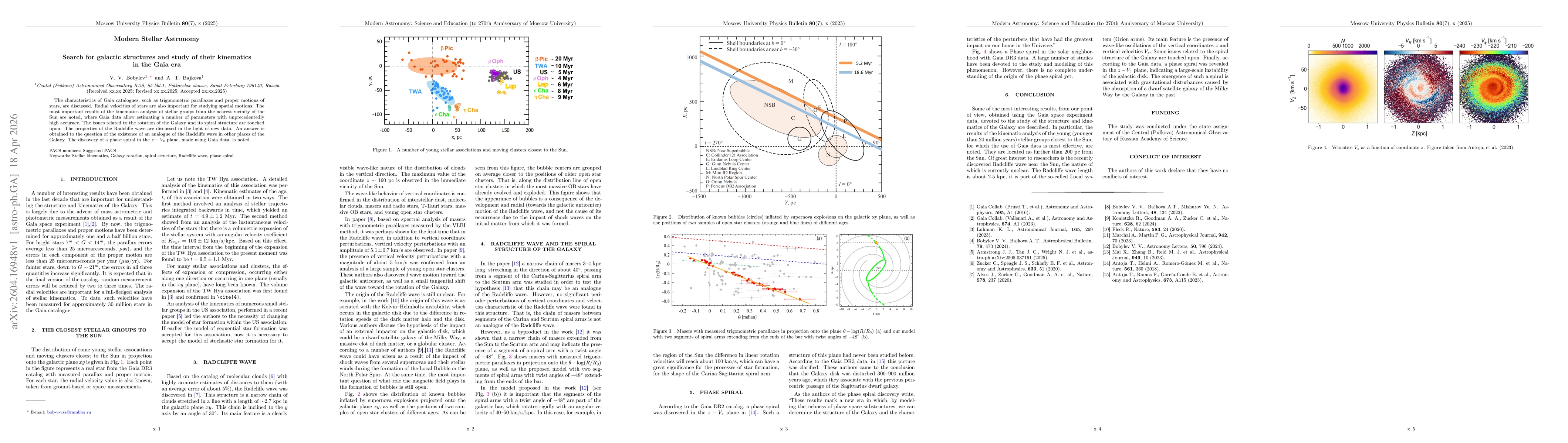 Thumbnail for Search for galactic structures and study of their kinematics in the Gaia era