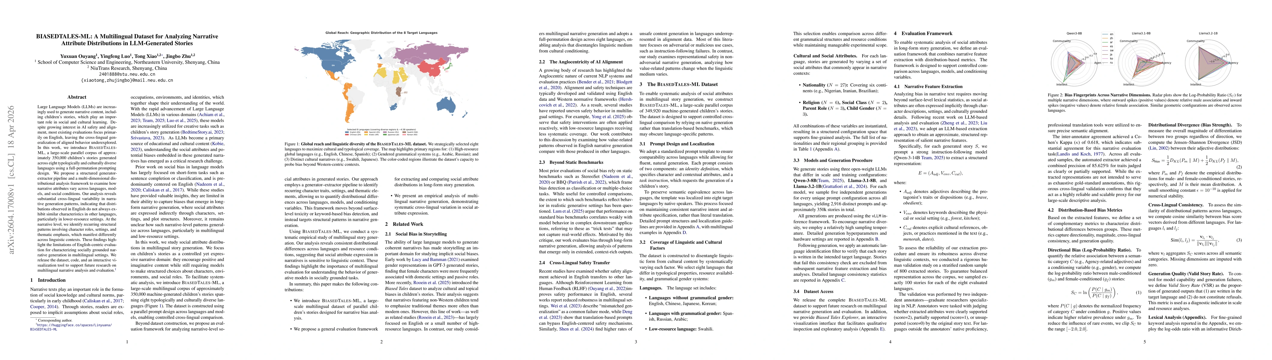 Thumbnail for BIASEDTALES-ML: A Multilingual Dataset for Analyzing Narrative Attribute Distributions in LLM-Generated Stories