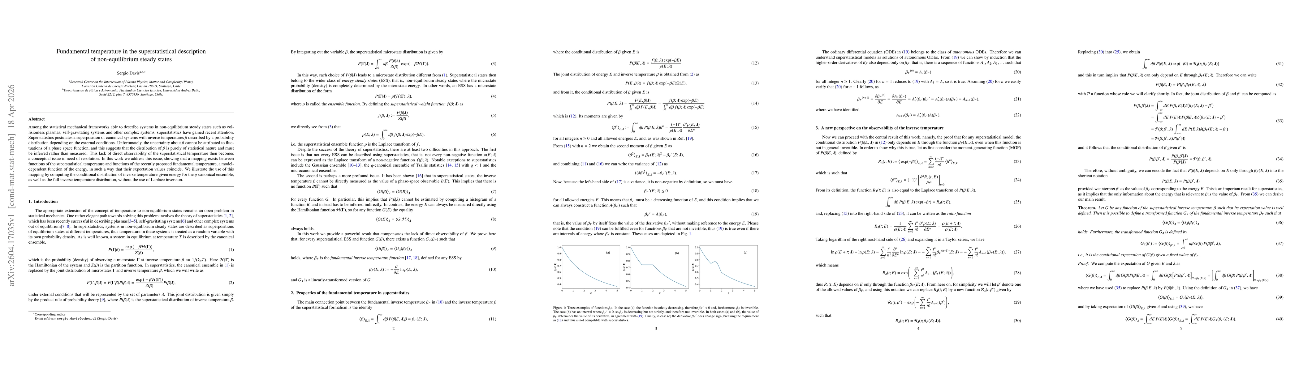 Thumbnail for Fundamental temperature in the superstatistical description of non-equilibrium steady states