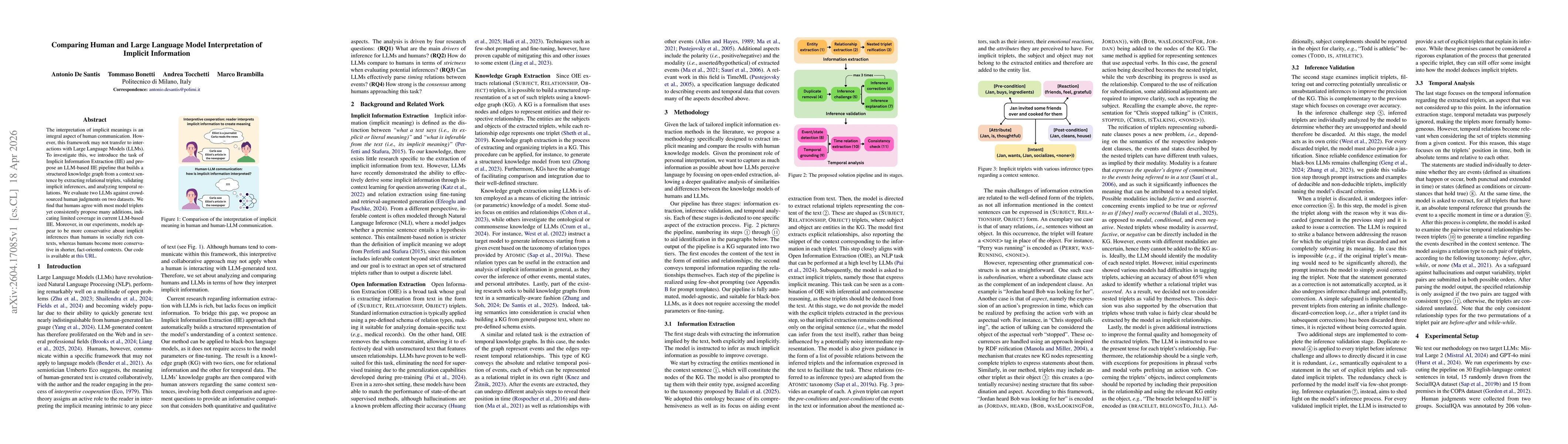 Thumbnail for Comparing Human and Large Language Model Interpretation of Implicit Information