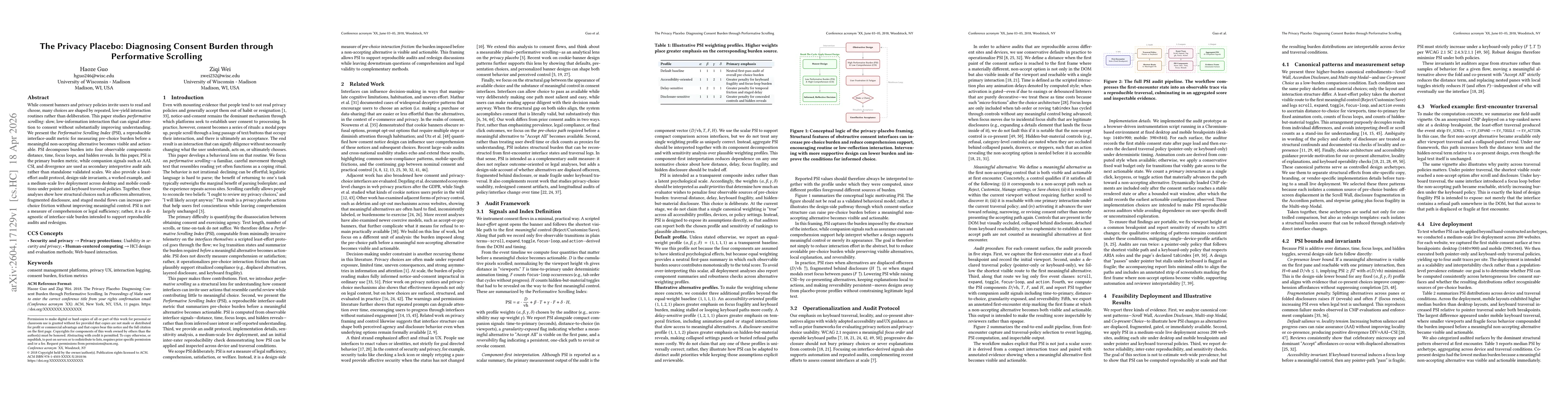Thumbnail for The Privacy Placebo: Diagnosing Consent Burden through Performative Scrolling