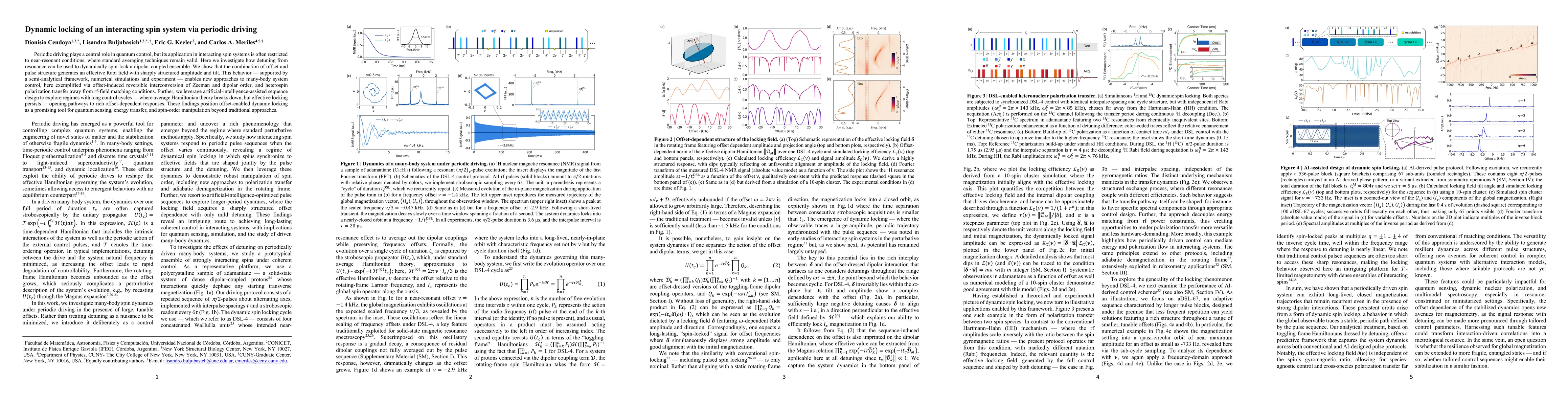 Thumbnail for Dynamic locking of an interacting spin system via periodic driving