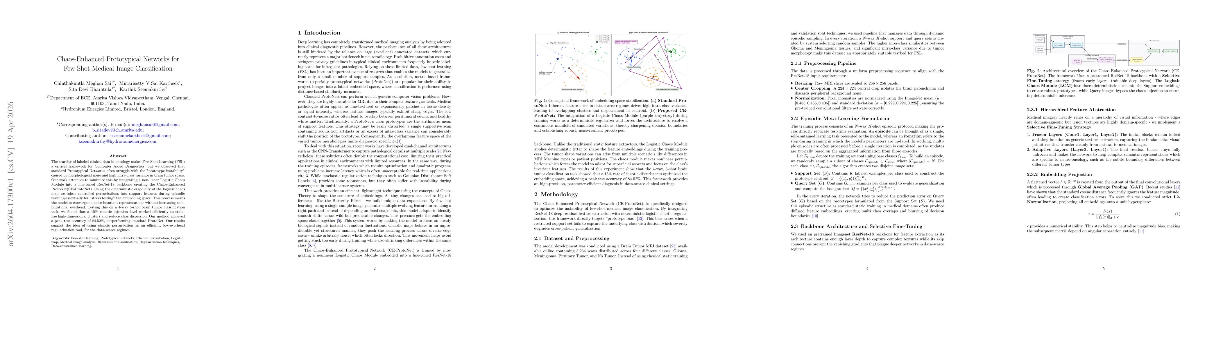 Thumbnail for Chaos-Enhanced Prototypical Networks for Few-Shot Medical Image Classification