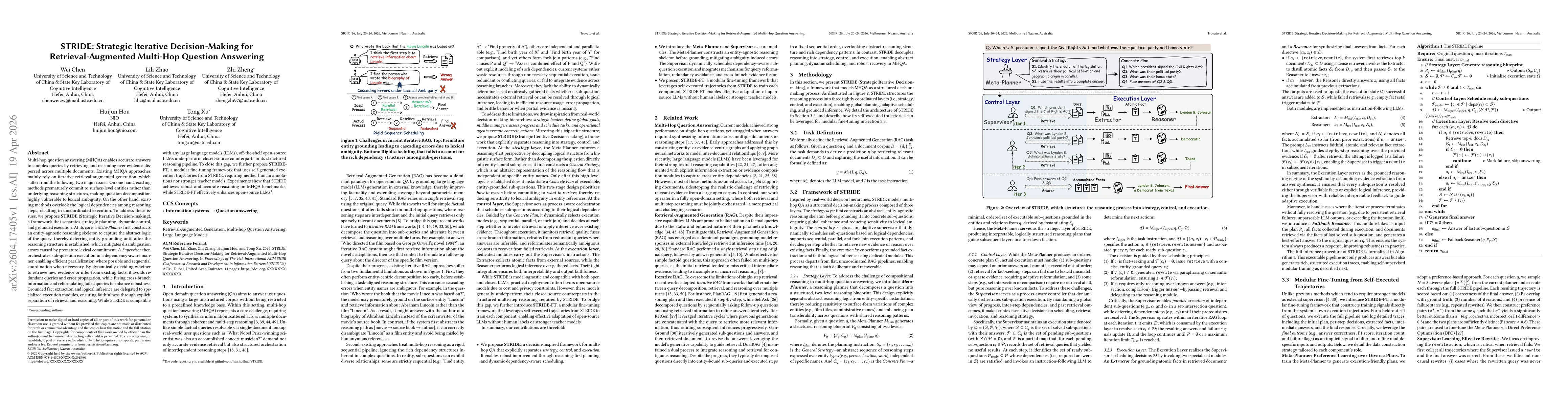 Thumbnail for STRIDE: Strategic Iterative Decision-Making for Retrieval-Augmented Multi-Hop Question Answering