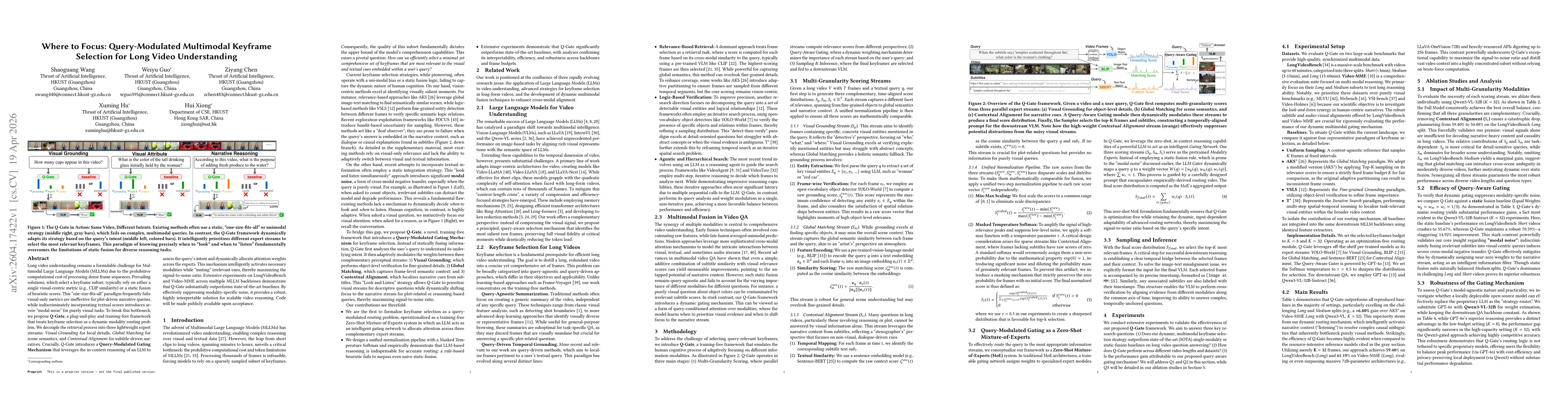 Thumbnail for Where to Focus: Query-Modulated Multimodal Keyframe Selection for Long Video Understanding