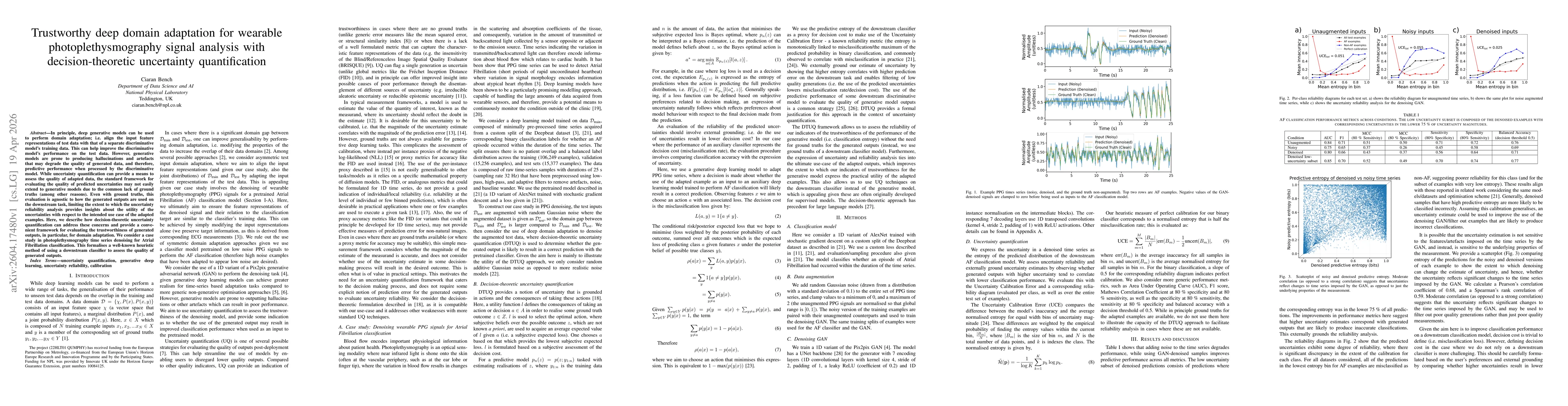 Thumbnail for Trustworthy deep domain adaptation for wearable photoplethysmography signal analysis with decision-theoretic uncertainty quantification