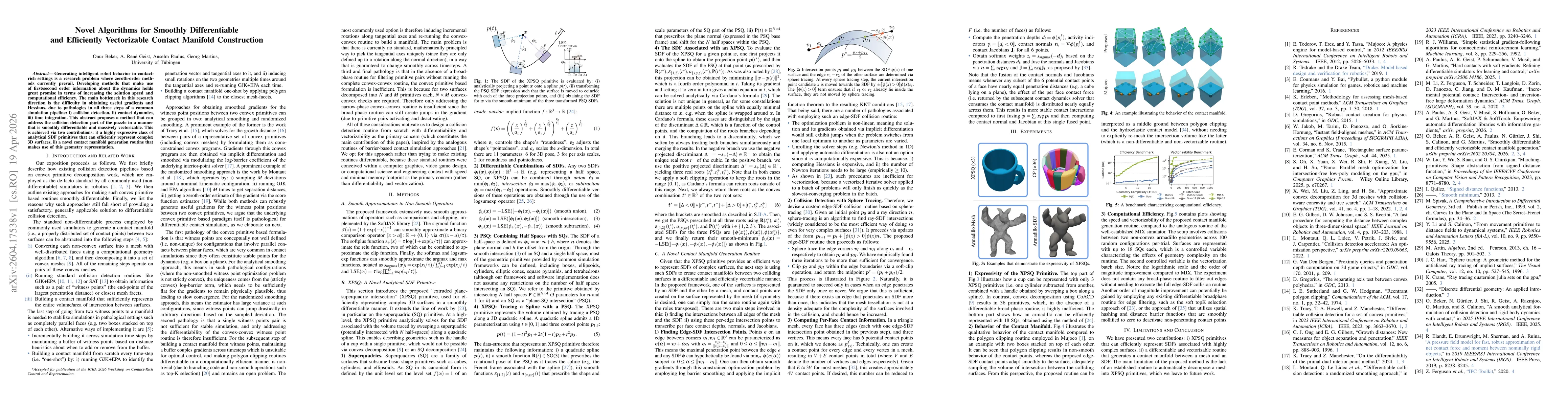 Thumbnail for Novel Algorithms for Smoothly Differentiable and Efficiently Vectorizable Contact Manifold Construction