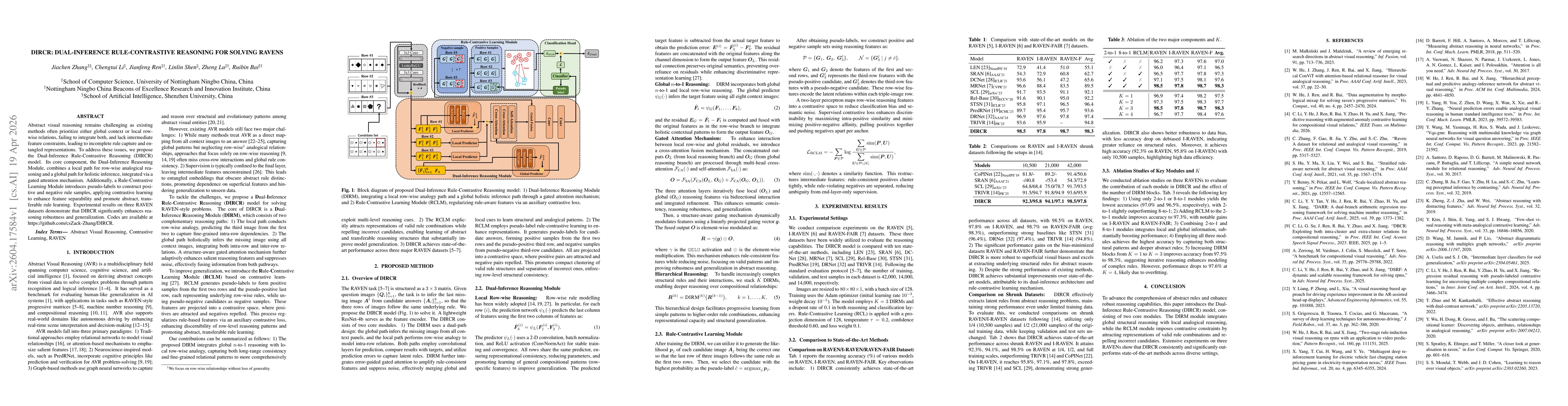 Thumbnail for DIRCR: Dual-Inference Rule-Contrastive Reasoning for Solving RAVENs