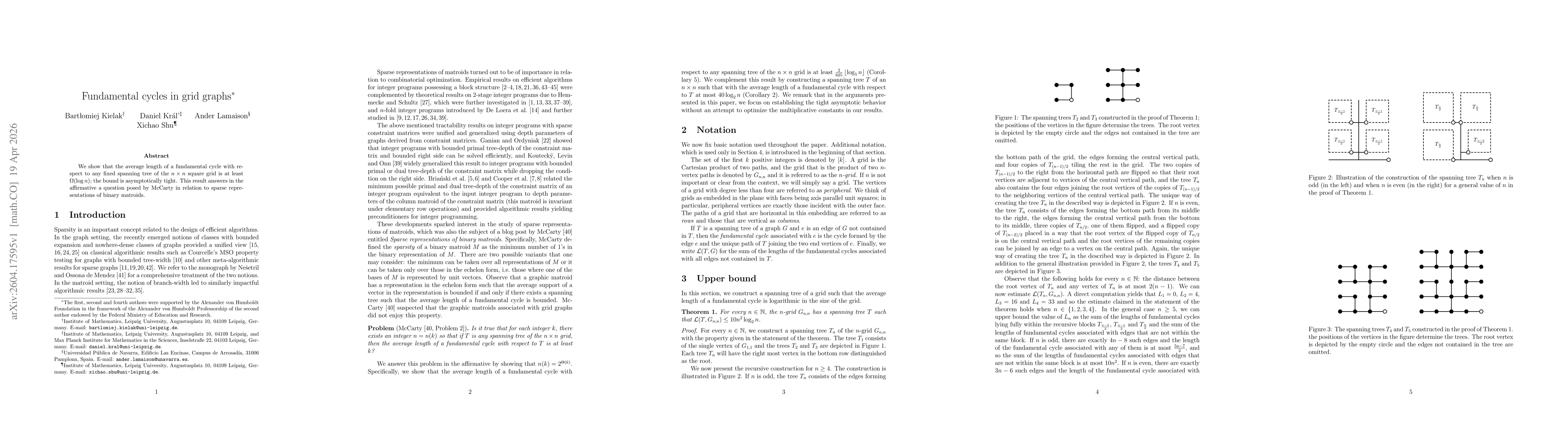 Thumbnail for Fundamental cycles in grid graphs