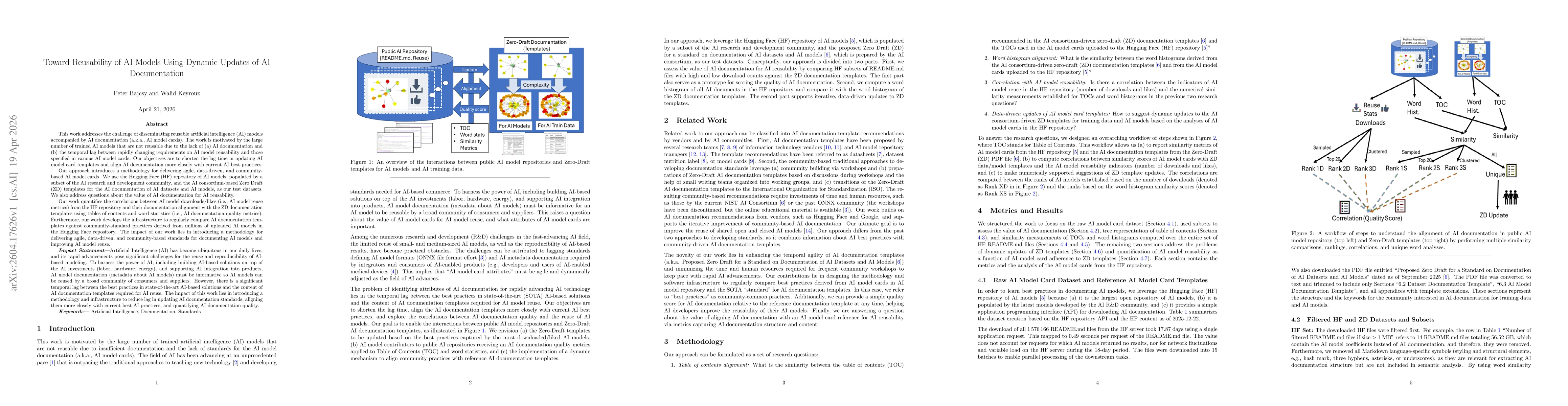 Thumbnail for Toward Reusability of AI Models Using Dynamic Updates of AI Documentation