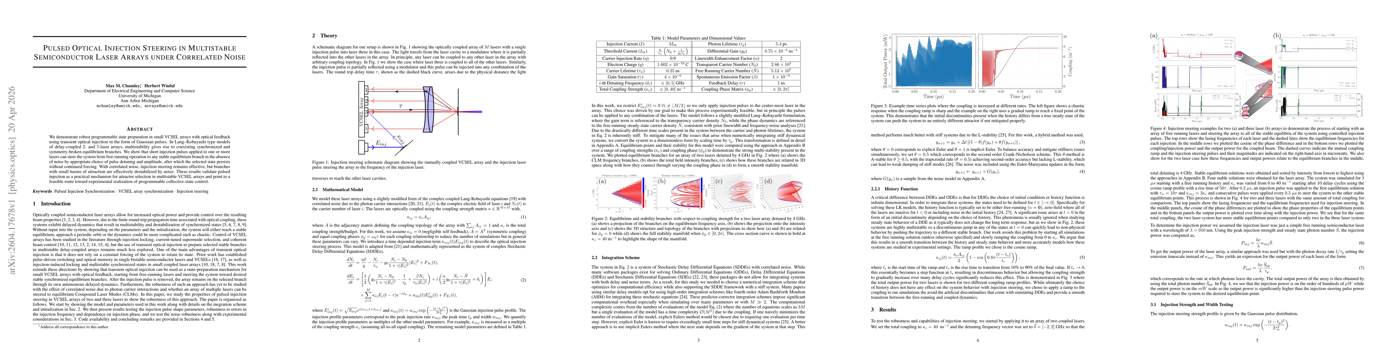Thumbnail for Pulsed Optical Injection Steering in Multistable Semiconductor Laser Arrays under Correlated Noise