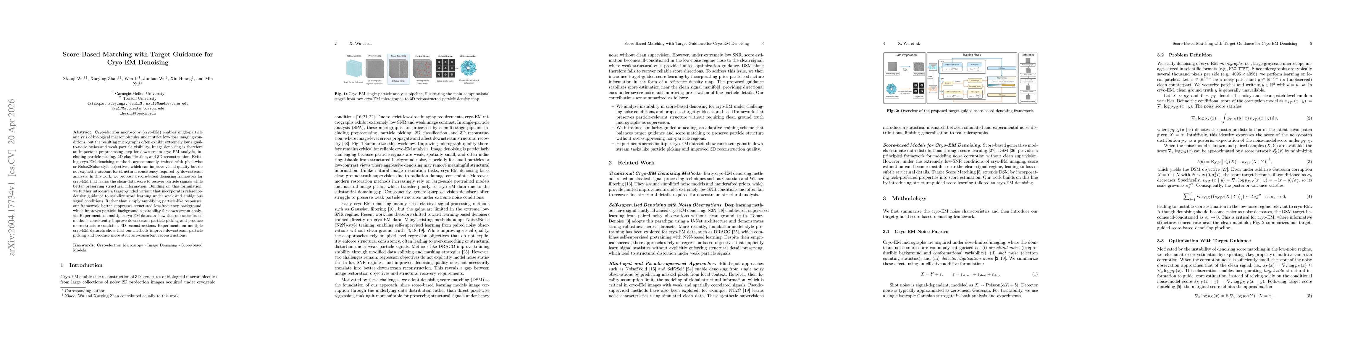 Thumbnail for Score-Based Matching with Target Guidance for Cryo-EM Denoising