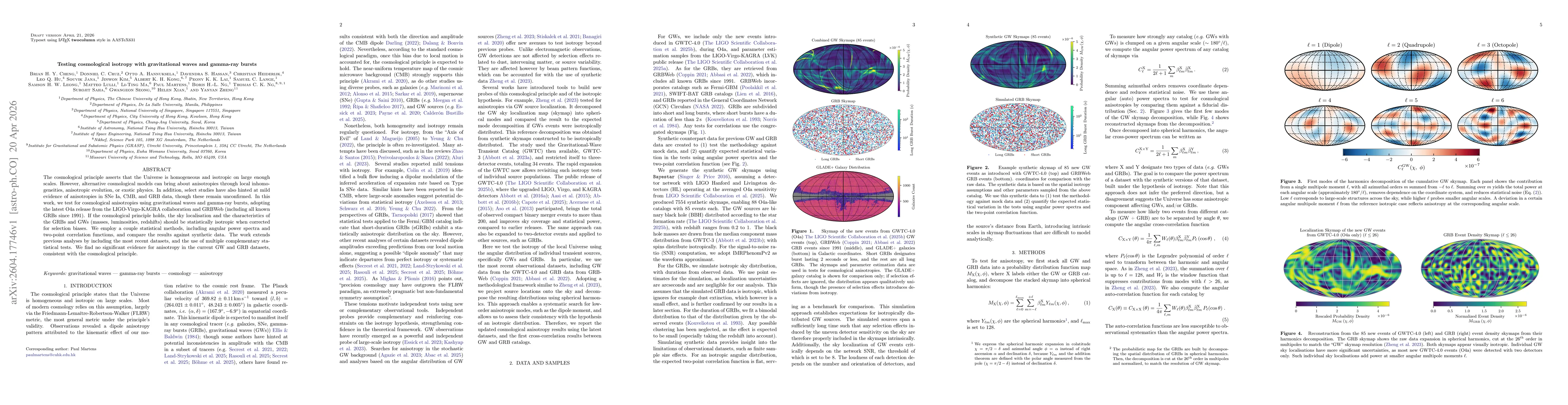 Thumbnail for Testing cosmological isotropy with gravitational waves and gamma-ray bursts