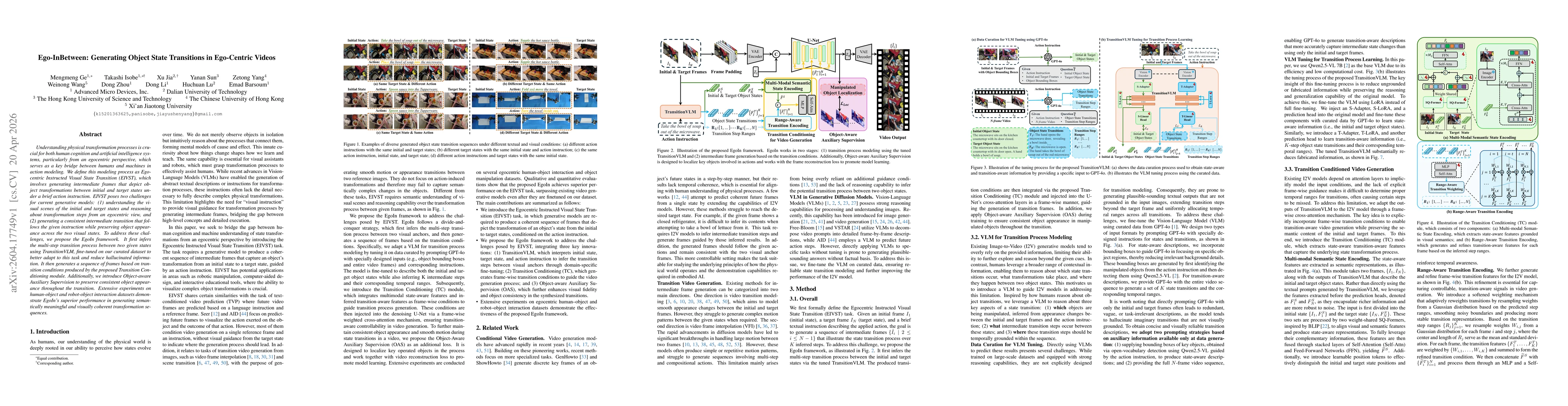 Thumbnail for Ego-InBetween: Generating Object State Transitions in Ego-Centric Videos