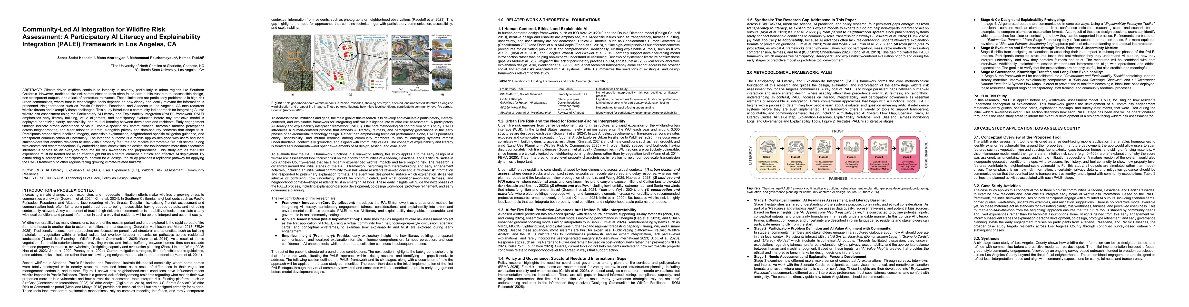Thumbnail for Community-Led AI Integration for Wildfire Risk Assessment: A Participatory AI Literacy and Explainability Integration (PALEI) Framework in Los Angeles, CA