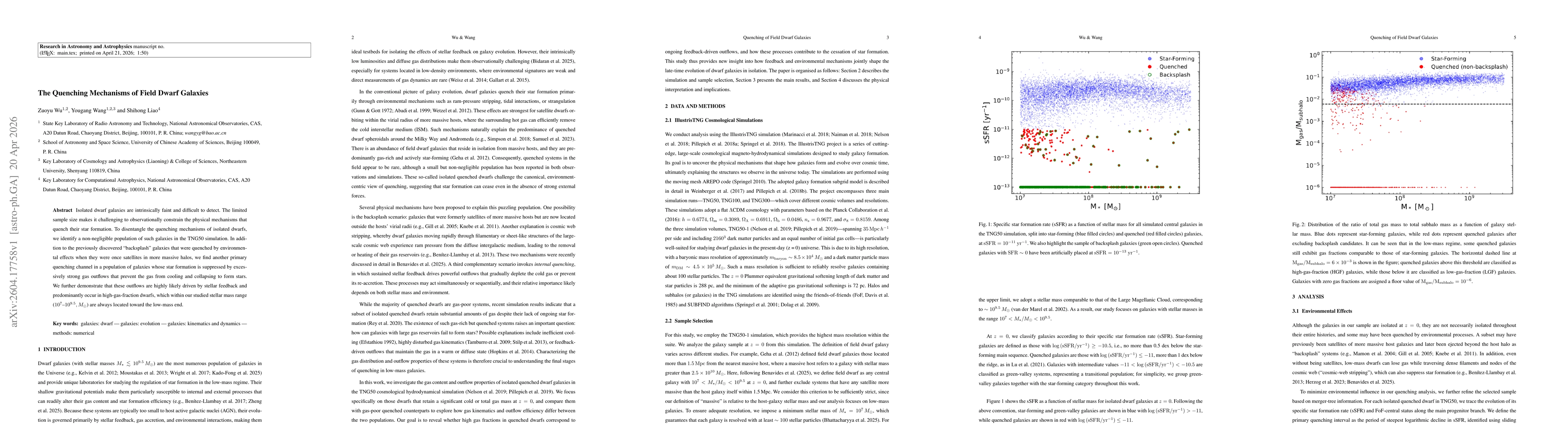 Thumbnail for The Quenching Mechanisms of Field Dwarf Galaxies