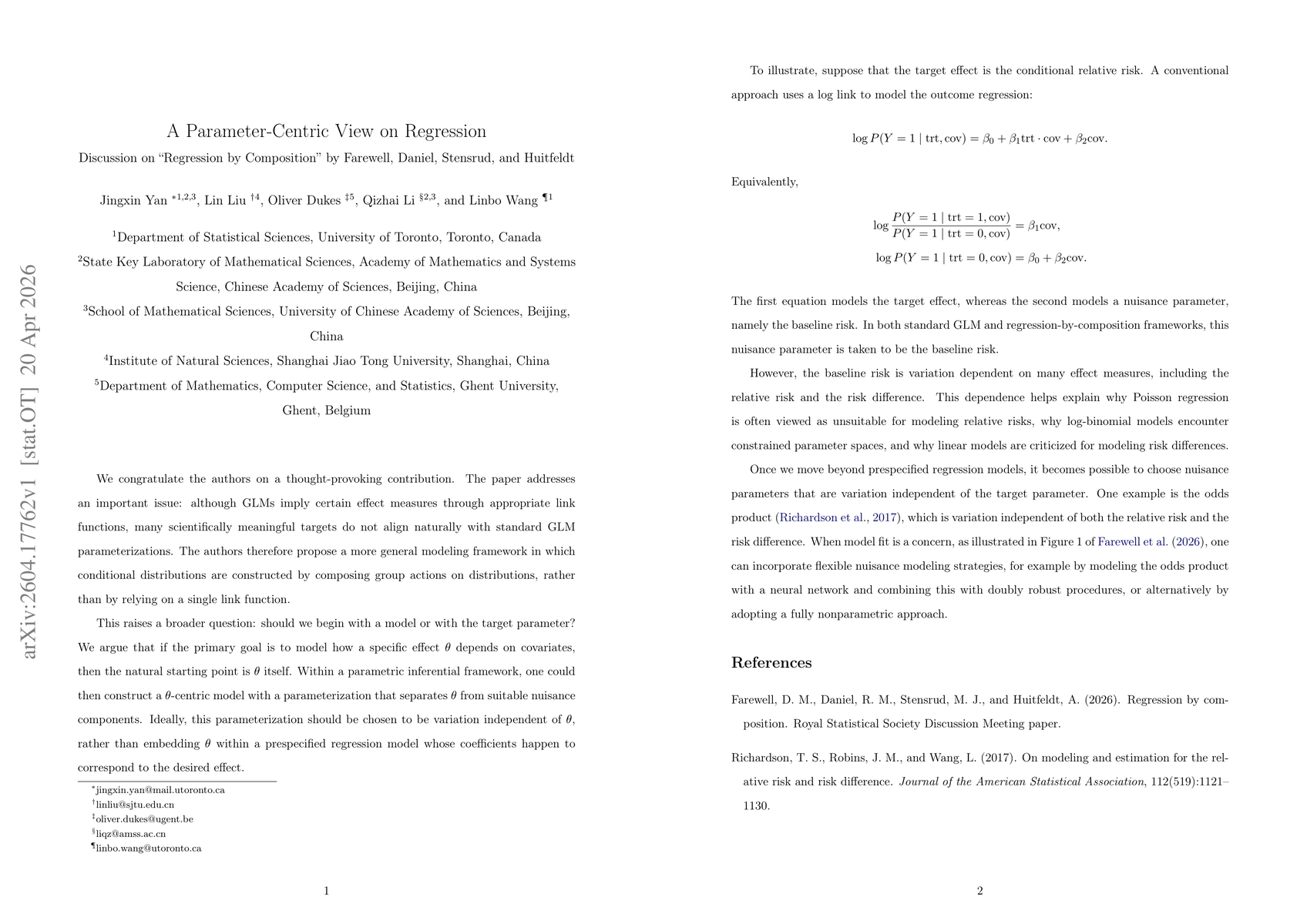 Thumbnail for A Parameter-Centric View on Regression
