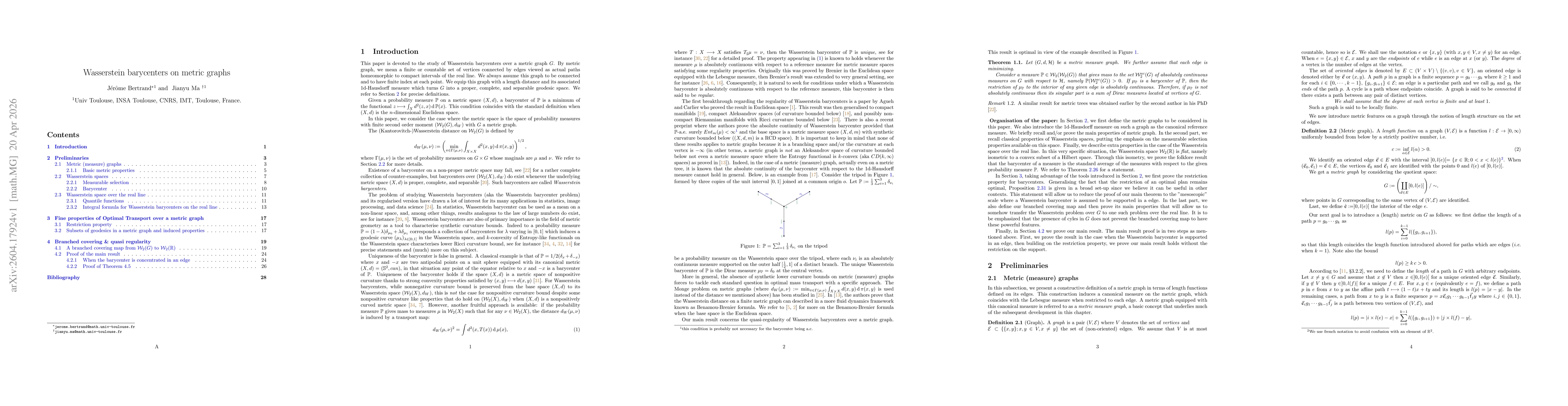 Thumbnail for Wasserstein barycenters on metric graphs