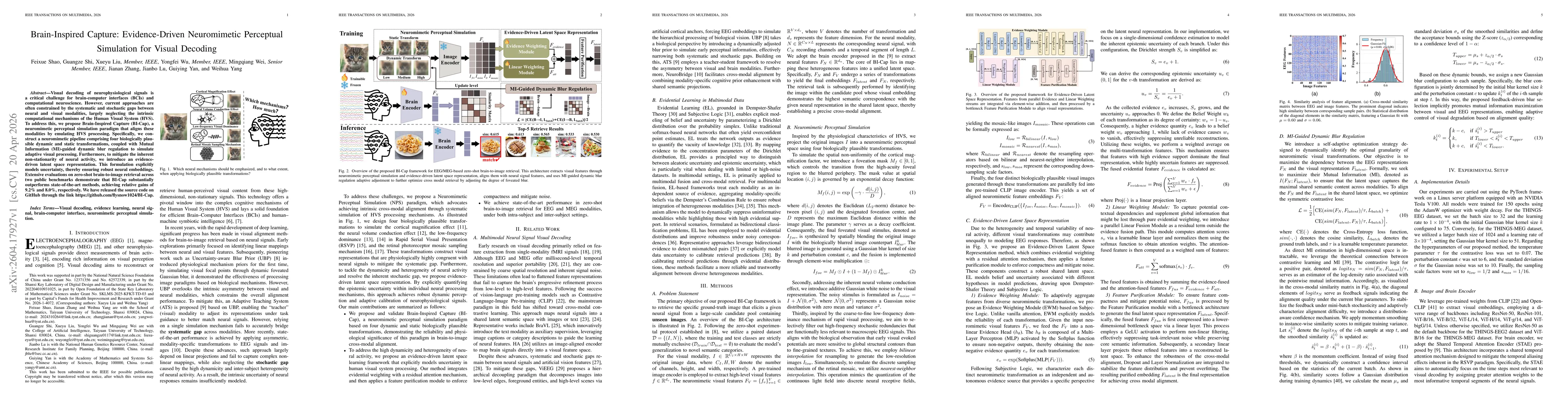 Thumbnail for Brain-Inspired Capture: Evidence-Driven Neuromimetic Perceptual Simulation for Visual Decoding