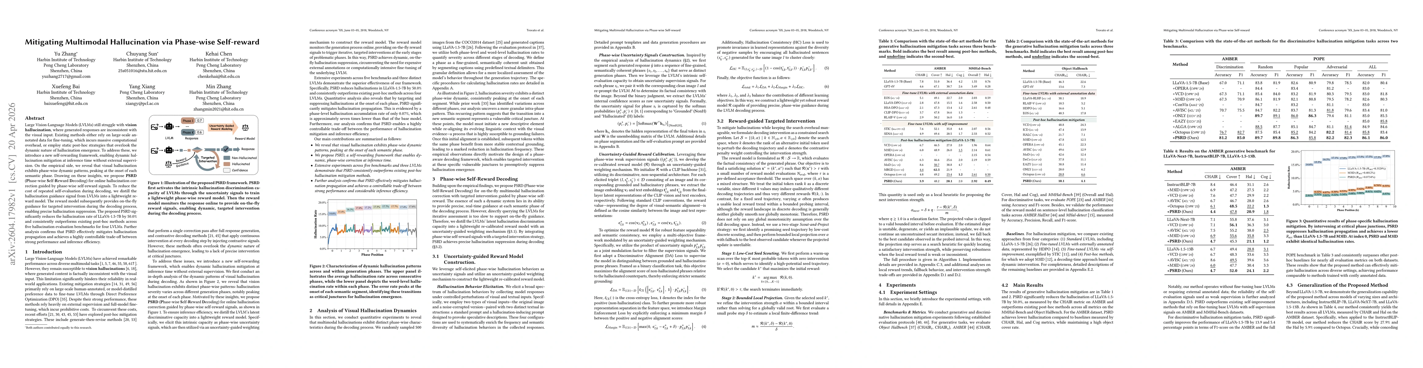 Thumbnail for Mitigating Multimodal Hallucination via Phase-wise Self-reward