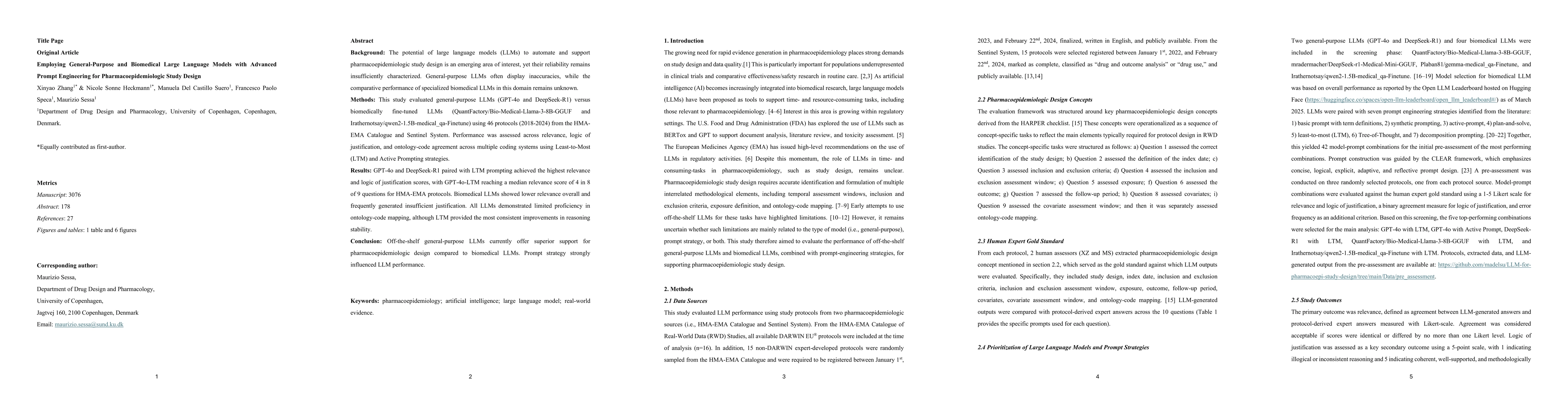 Thumbnail for Employing General-Purpose and Biomedical Large Language Models with Advanced Prompt Engineering for Pharmacoepidemiologic Study Design