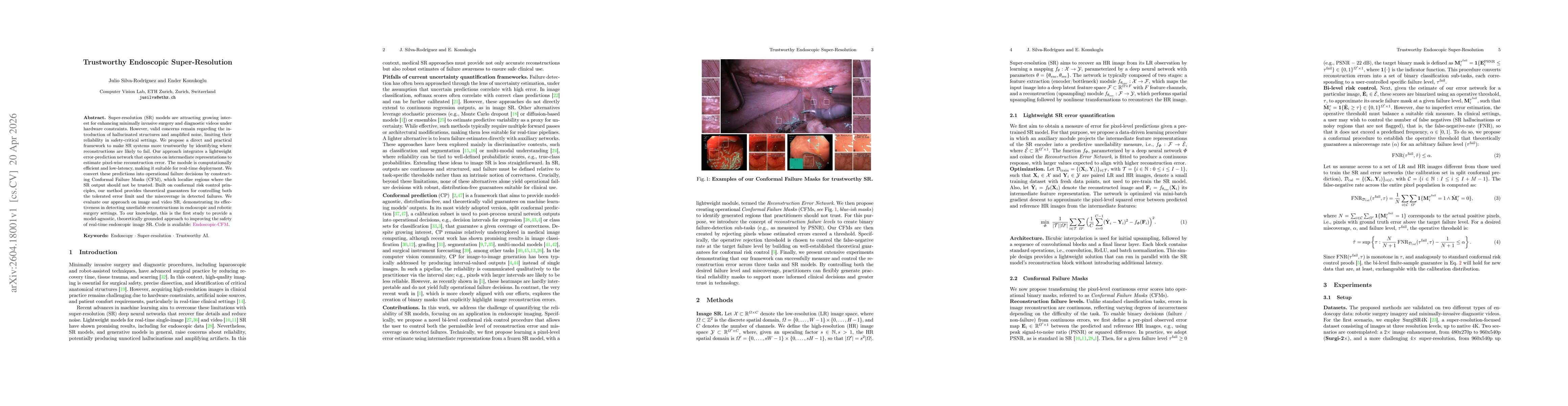 Thumbnail for Trustworthy Endoscopic Super-Resolution